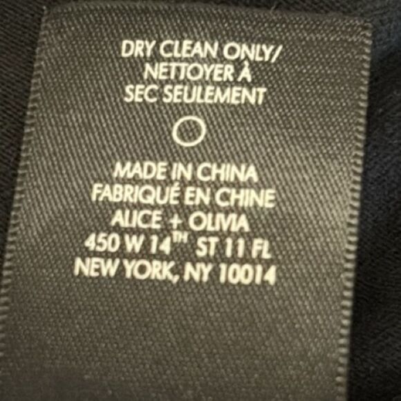 Alice + Olivia Braxton Padded Shoulder Muscle Tee Sleeveless Tank Top - Picture 8 of 8